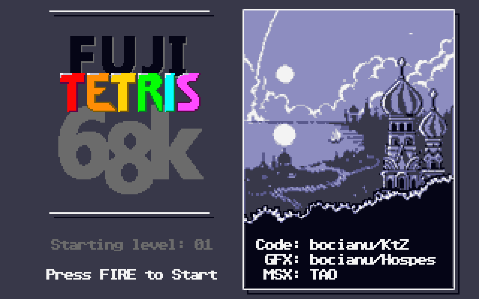 Fuji Tetris 68k STe